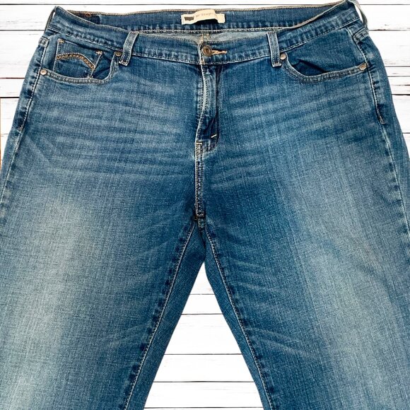 Levi's 505 Straight Leg Jeans Women's Size 16S Denim Classic - Picture 5 of 13